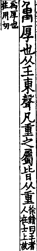 說文解字(大徐本) 重部．卷八上．頁7．右