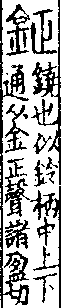 說文解字(大徐本) 金部．卷一四上．頁3．右