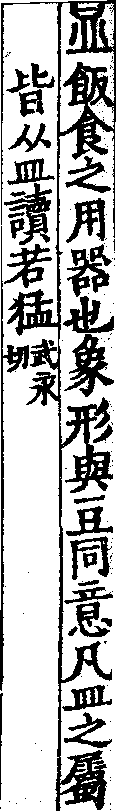 說文解字(大徐本) 皿部．卷五上．頁9．右