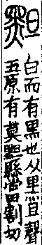 說文解字(大徐本) 黑部．卷一○上．頁10．右