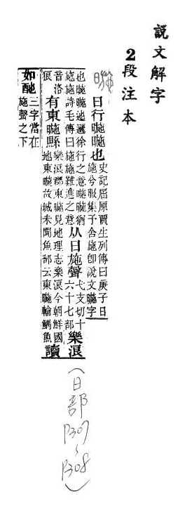 說文解字(段注本) 