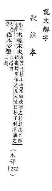 說文解字(段注本) 