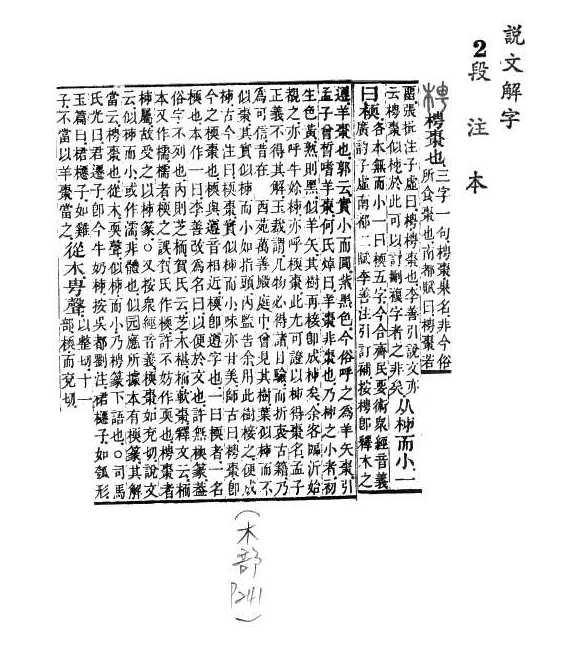 說文解字(段注本) 