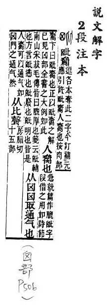 說文解字(段注本) 