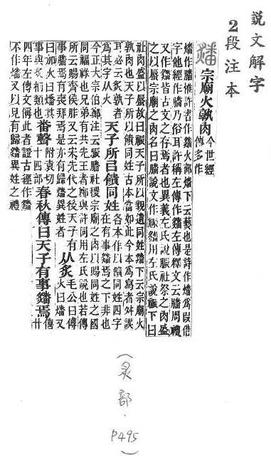 說文解字(段注本) 