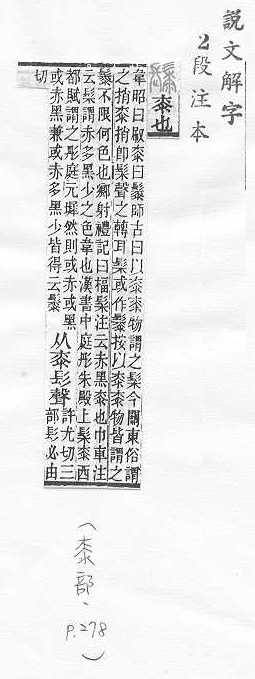 說文解字(段注本) 