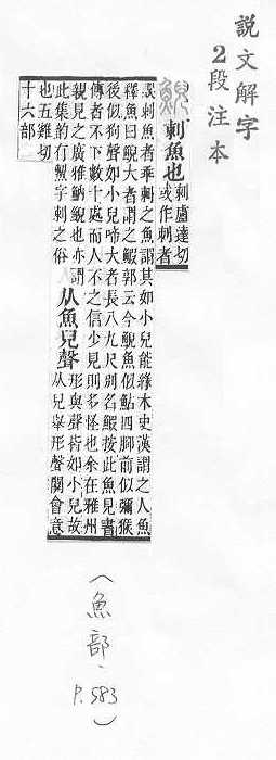 說文解字(段注本) 