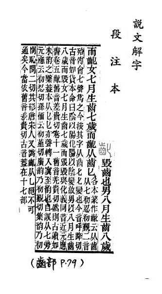 說文解字(段注本) 