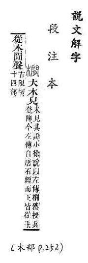 說文解字(段注本) 