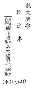 說文解字(段注本) 