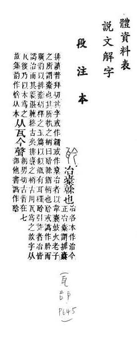 說文解字(段注本) 