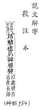 說文解字(段注本) 