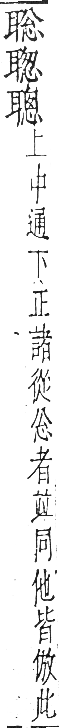 干祿字書 平聲．頁3．右