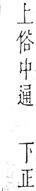 干祿字書 平聲．頁8．右