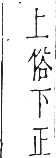 干祿字書 去聲．頁13．右