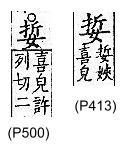 廣韻 去聲．三十四嘯．火弔切．頁413