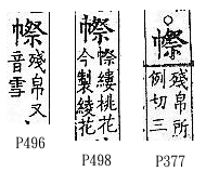 廣韻 去聲．十三祭．所例切．頁377