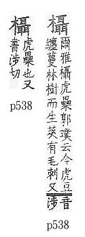 廣韻 入聲．二十九葉．書涉切．頁538