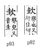 廣韻 平聲．十二齊．古攜切．頁92