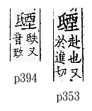 廣韻 去聲．六至．陟利切．頁353