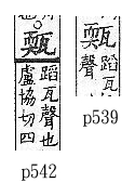 廣韻 入聲．二十九葉．良涉切．頁539