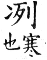 集韻 去聲．十三祭．力制切．頁515