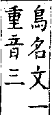 類篇 卷四中．鳥部．頁132．上左