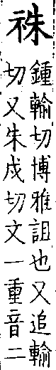 類篇 卷一上．示部．頁4．上右