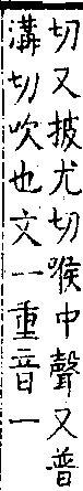 類篇 卷二上．口部．頁47．下右