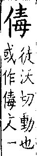 類篇 卷八上．人部．頁286．下右