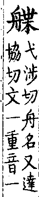 類篇 卷八下．舟部．頁305．上右