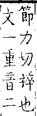 類篇 卷一二上．手部．頁453．下右