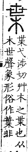 六書正譌 入聲．十六枼帖業韻．頁192．左