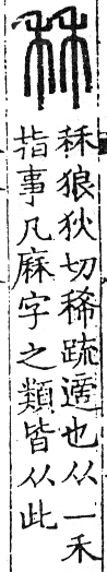 六書正譌 入聲．十二錫韻．頁186．右