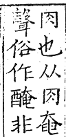 六書正譌 入聲．十六枼帖業韻．頁194．右