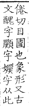 六書正譌 去聲．十七霰線韻．頁142．右