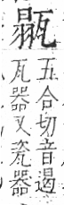 字彙 卷八．瓦部．頁19．右