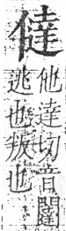 字彙 卷二．人部．頁42．右