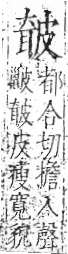 字彙 卷八．皮部．頁48．右