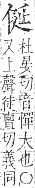 字彙 卷二．人部．頁27．右