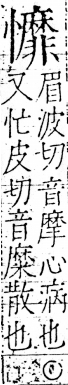 字彙 卷五．心部．頁29．右