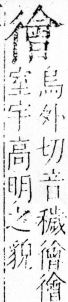 字彙 卷四．ㄔ部．頁83．右