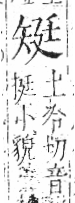 字彙 卷八．矢部．頁70．左