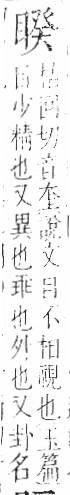 字彙 卷八．目部．頁62．右