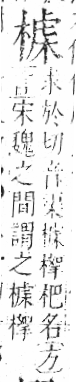 字彙 卷六．木部．頁46．左