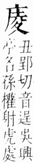 字彙 卷四．广部．頁62．右