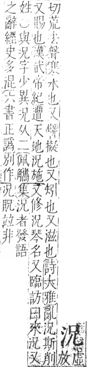 字彙 卷七．水部．頁8．右