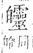 字彙 卷八．白部．頁47．右