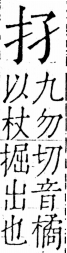 字彙 卷五．手部．頁36．右