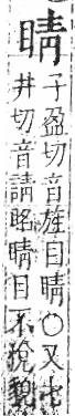 字彙 卷八．目部．頁60．右